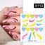 Rose Gold Star 3D Nail Art Stickers for DIY Manicures