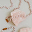 Pure Gemstone Natural Rose Quartz Beaded Necklace