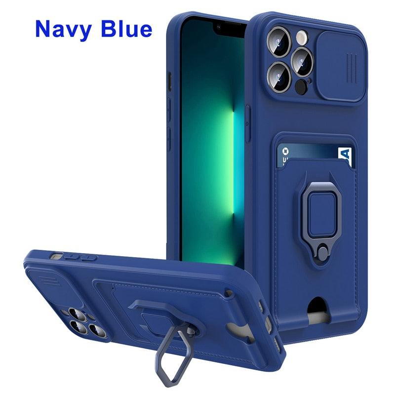 Rotatable Ring Holder Phone Case for iPhone 14/13/12/11 Pro Max