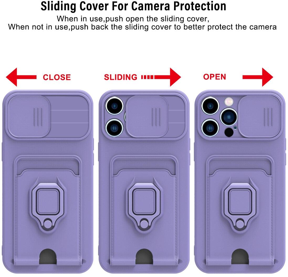 Rotatable Ring Holder Phone Case for iPhone 14/13/12/11 Pro Max
