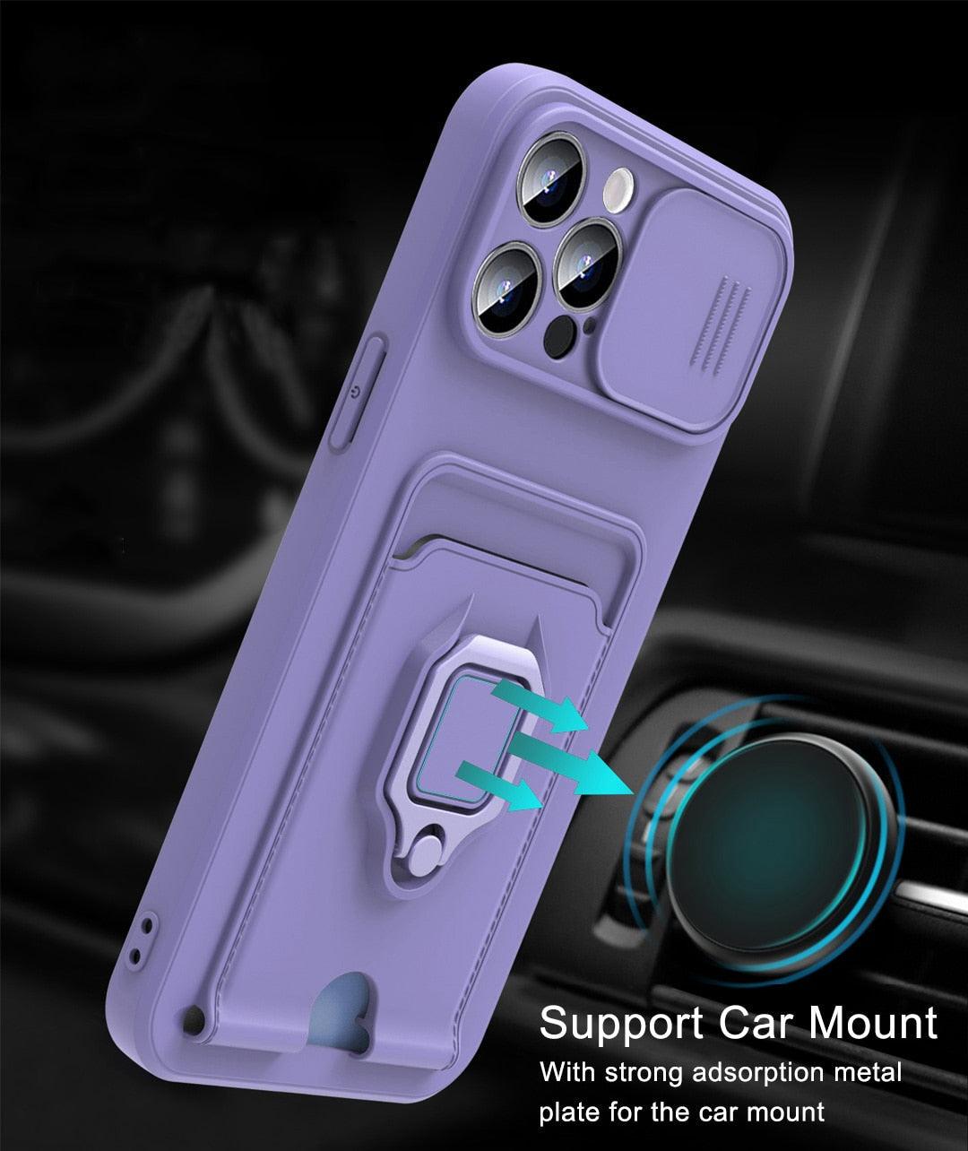 Rotatable Ring Holder Phone Case for iPhone 14/13/12/11 Pro Max