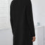 Elegant Round Neck Long Sleeve Mini Dress