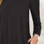 Round Neck Long Sleeve Mini Dress - Korvel