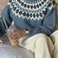 Round Neck Long Sleeve Sweater - Korvel