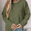 Round Neck Long Sleeve Sweater - Korvel