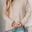 Round Neck Long Sleeve Sweater - Korvel