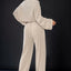 Round Neck Long Sleeve Top and Pants Set - Korvel