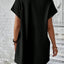 Elegant Round Neck Short Sleeve Mini Dress