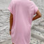 Elegant Round Neck Short Sleeve Mini Dress