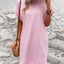 Elegant Round Neck Short Sleeve Mini Dress