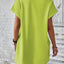Elegant Round Neck Short Sleeve Mini Dress