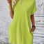 Elegant Round Neck Short Sleeve Mini Dress