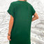 Elegant Round Neck Short Sleeve Mini Dress