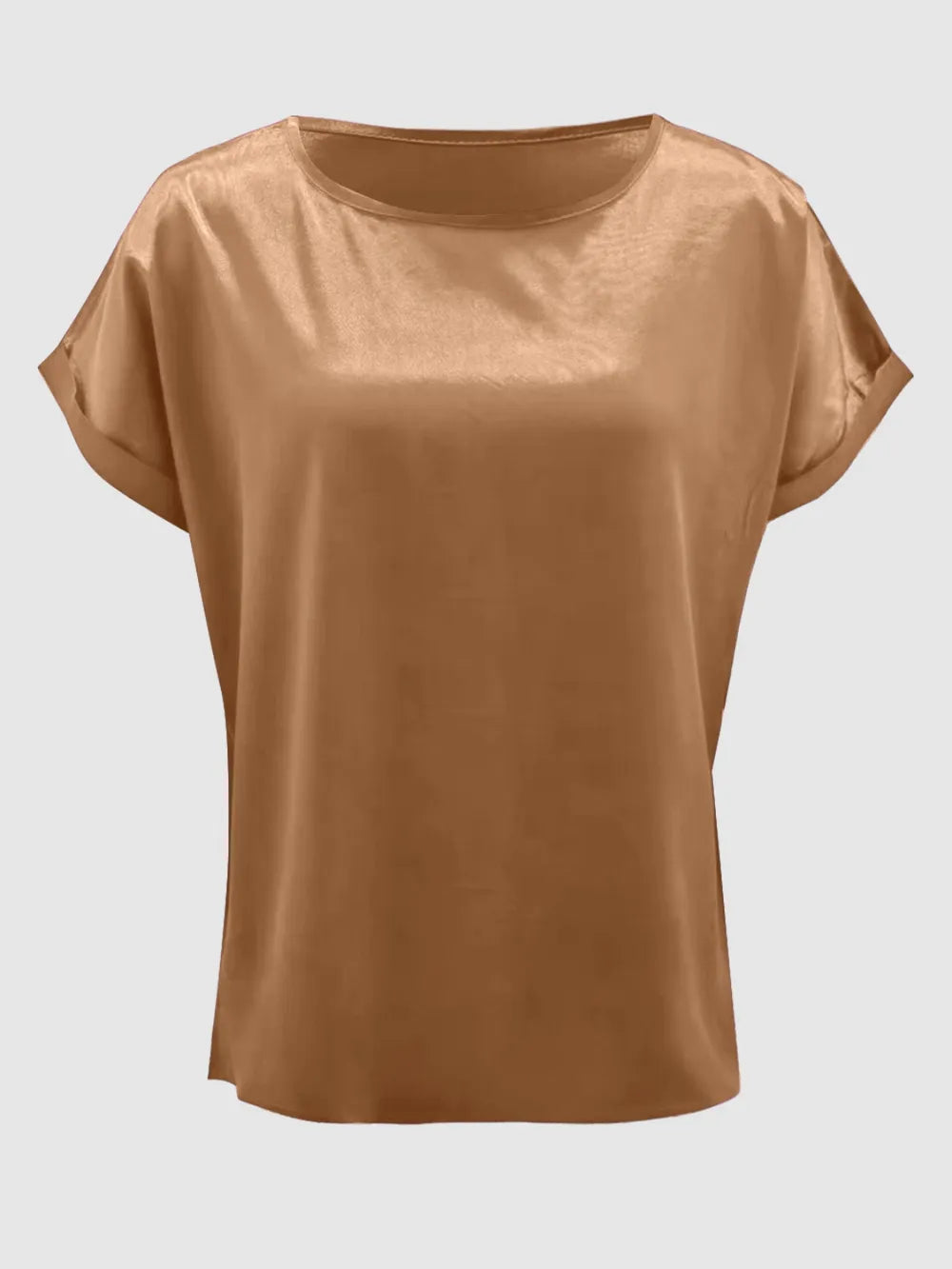 Round Neck Short Sleeve T-Shirt - Korvel