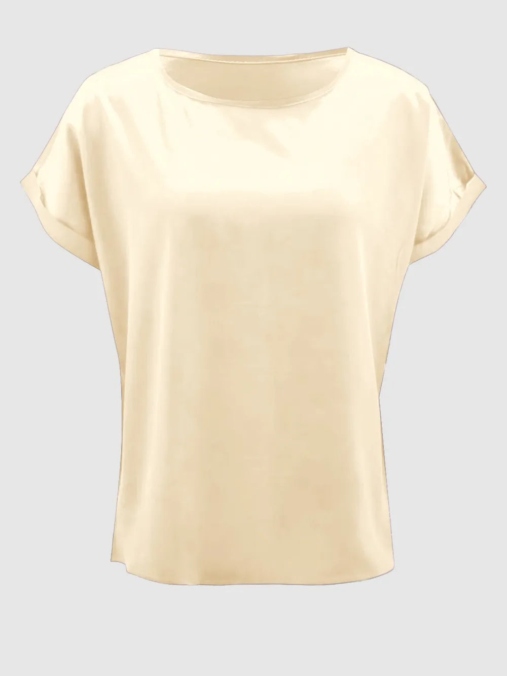Round Neck Short Sleeve T-Shirt - Korvel