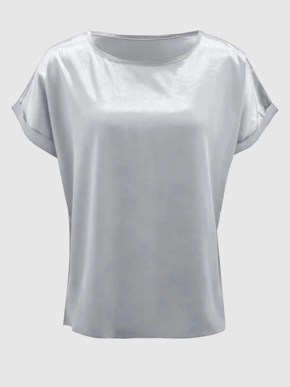 Round Neck Short Sleeve T-Shirt - Korvel