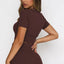 Round Neck Short Sleeve Top and Pants Set - Korvel