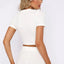 Round Neck Short Sleeve Top and Pants Set - Korvel