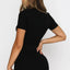 Round Neck Short Sleeve Top and Pants Set - Korvel