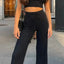 Round Neck Short Sleeve Top and Pants Set - Korvel