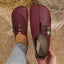 Round Toe Flat Slip-Ons for Effortless Style