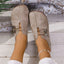 Round Toe Flat Slip-Ons - Korvel