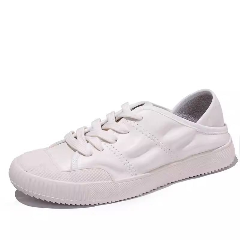 Round Toe Lace Up Sneakers - Korvel
