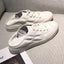 Round Toe Lace Up Sneakers - Korvel