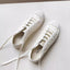 Round Toe Lace Up Sneakers - Korvel