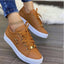 Round Toe Lace Up Sneakers - Korvel