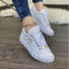 Round Toe Lace Up Sneakers - Korvel