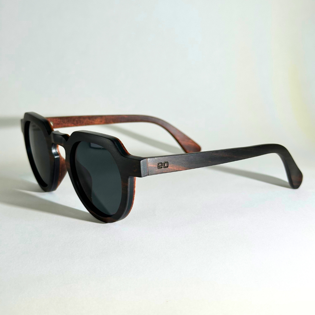 Lunettes Wallsburg en bois et fibre de carbone