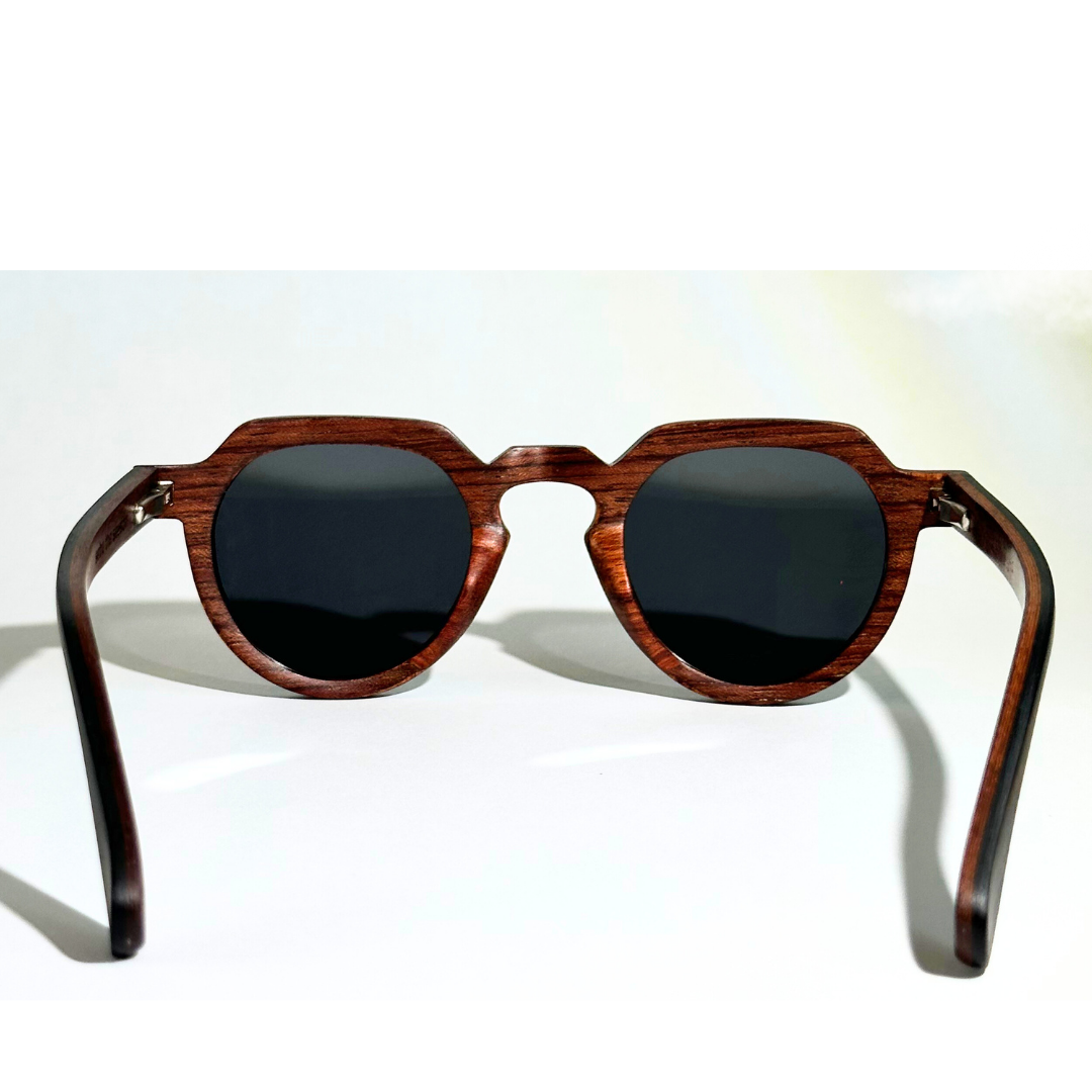 Lunettes Wallsburg en bois et fibre de carbone