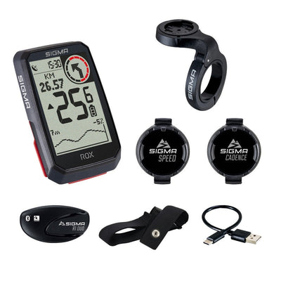 SIGMA ROX 4.0 GPS Bike Computer with Sensor Set