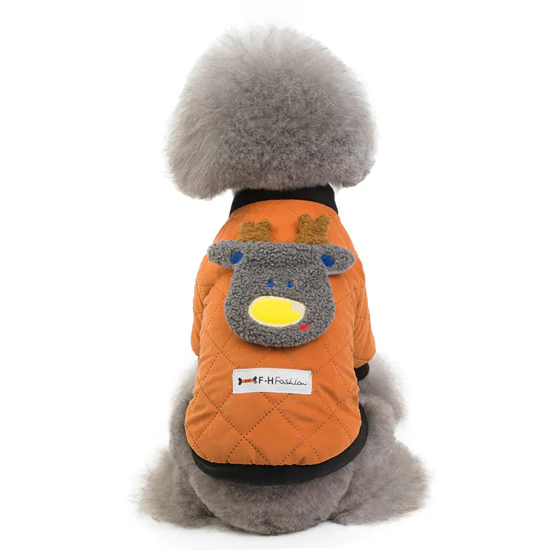 Chaqueta Acolchada para Perros Linda para Otoño/Invierno
