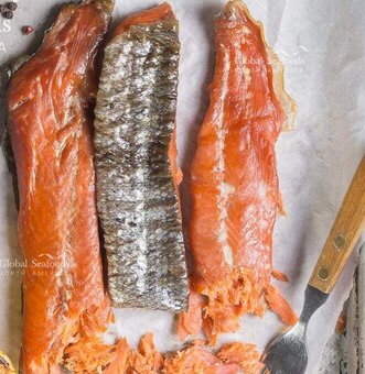 Bonbons de saumon sockeye – Saveur sucrée et fumée, pêchés à l'état sauvage