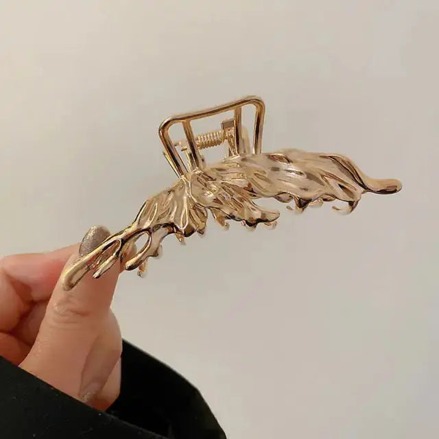 Pinza para el cabello en forma de mariposa elegante para recogidos con estilo