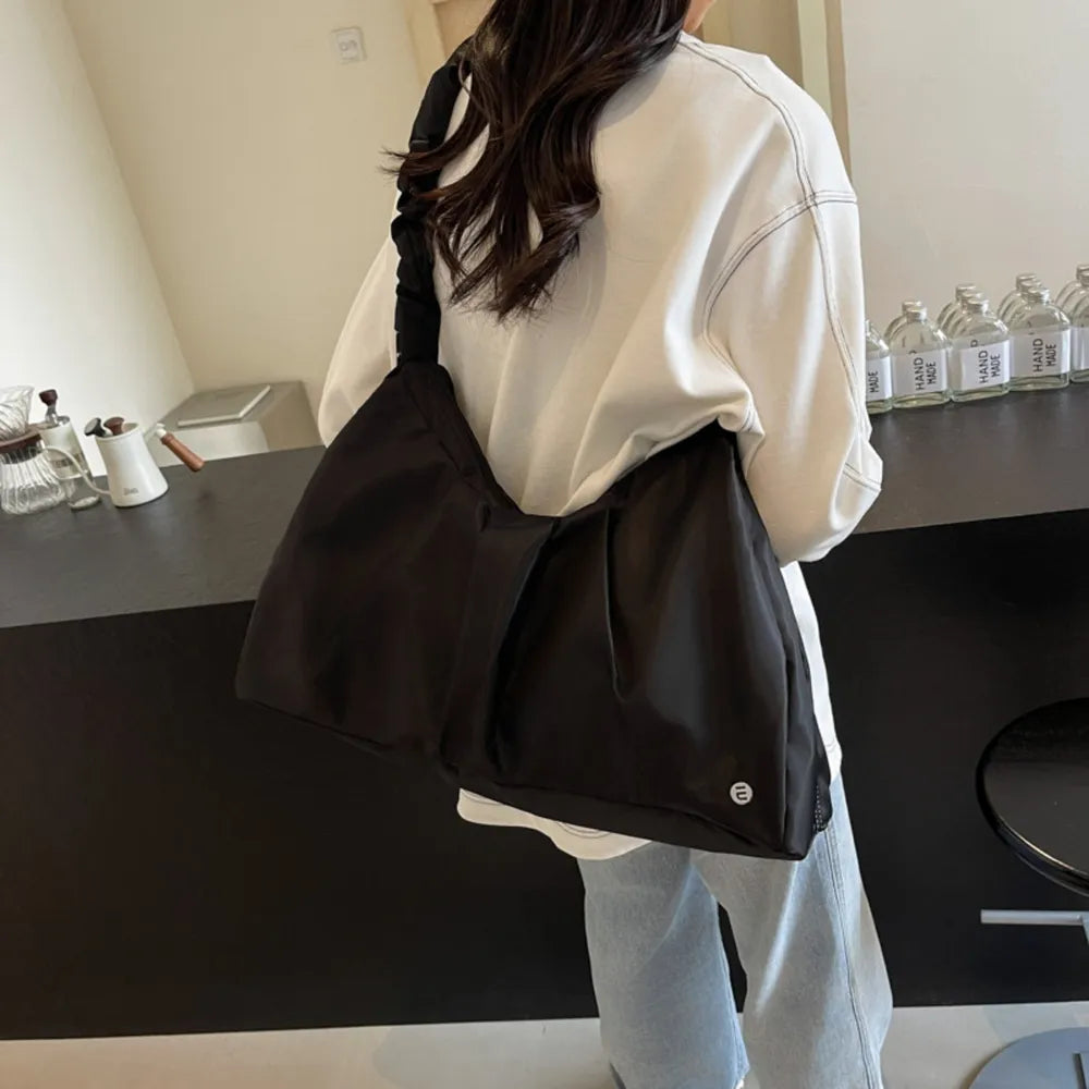 Ruched Large Tote Bag - Elegant and Versatile