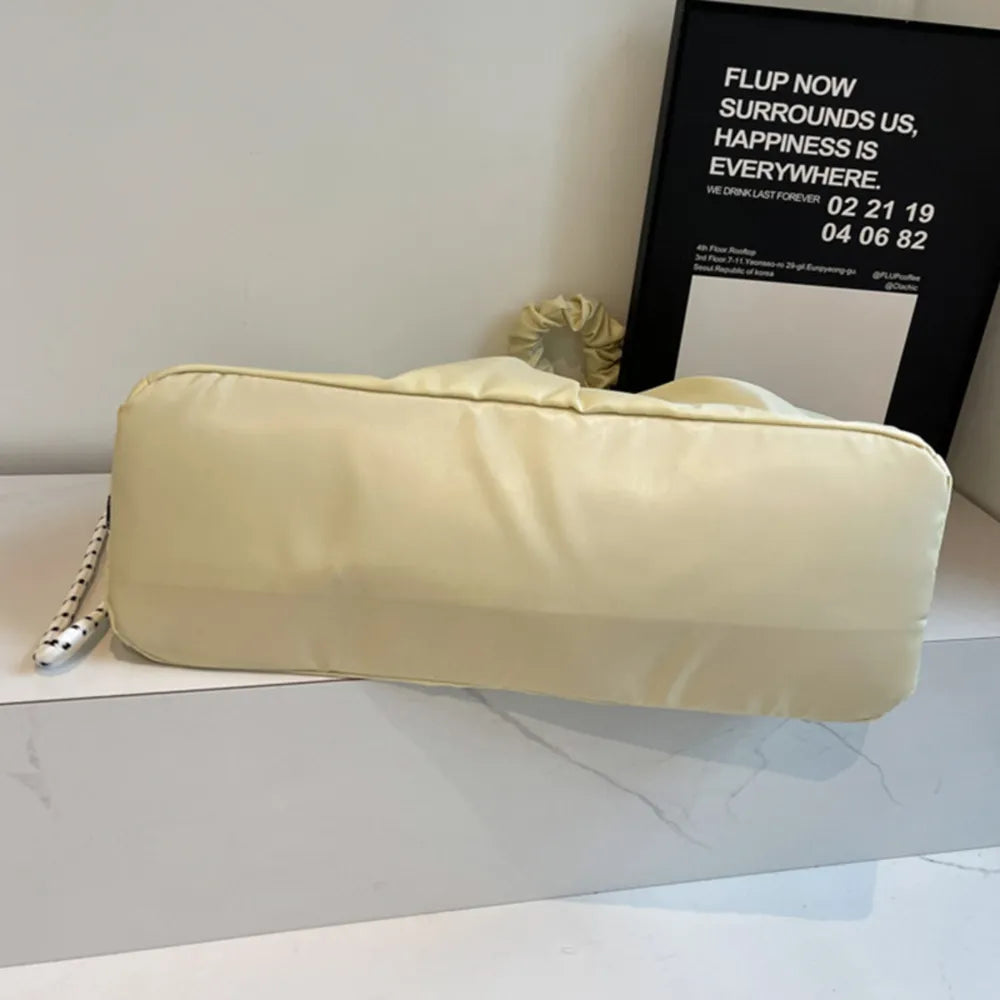 Ruched Large Tote Bag - Elegant and Versatile
