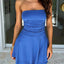 Elegant Ruched Layered Tube Mini Dress