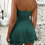 Elegant Ruched Layered Tube Mini Dress