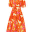 Ruched Printed Surplice Short Sleeve Dress - Korvel