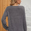 Ruched Round Neck Flounce Sleeve T-Shirt - Korvel