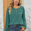 Ruched Round Neck Flounce Sleeve T-Shirt - Korvel