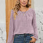 Ruched Round Neck Flounce Sleeve T-Shirt - Korvel