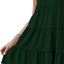Ruffled Round Neck Cap Sleeve Mini Dress - Korvel