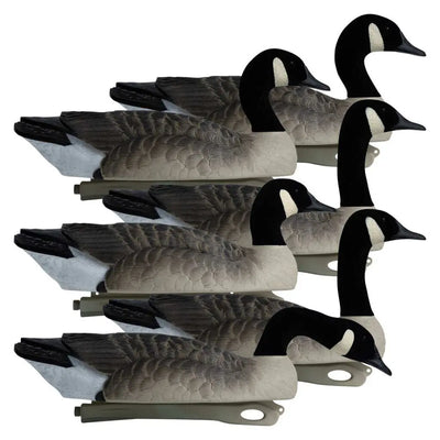 Rugged Series Canada Goose Floaters Decoys – Flocked Head 6 Pack