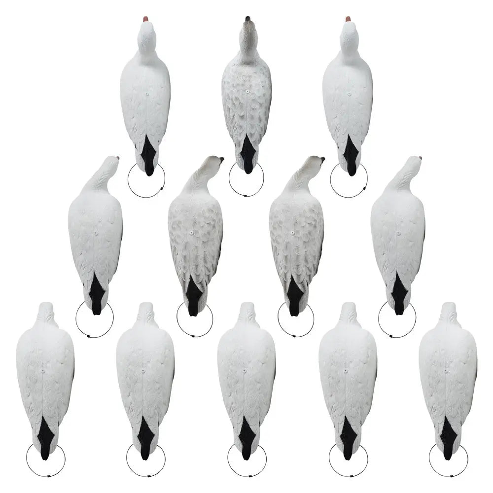Décoys de Canard des Neiges en Plein Corps Série Rugged 12-Pack