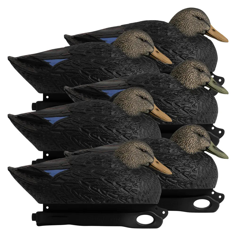 Canards en plastique Magnum Noir de la série Rugged