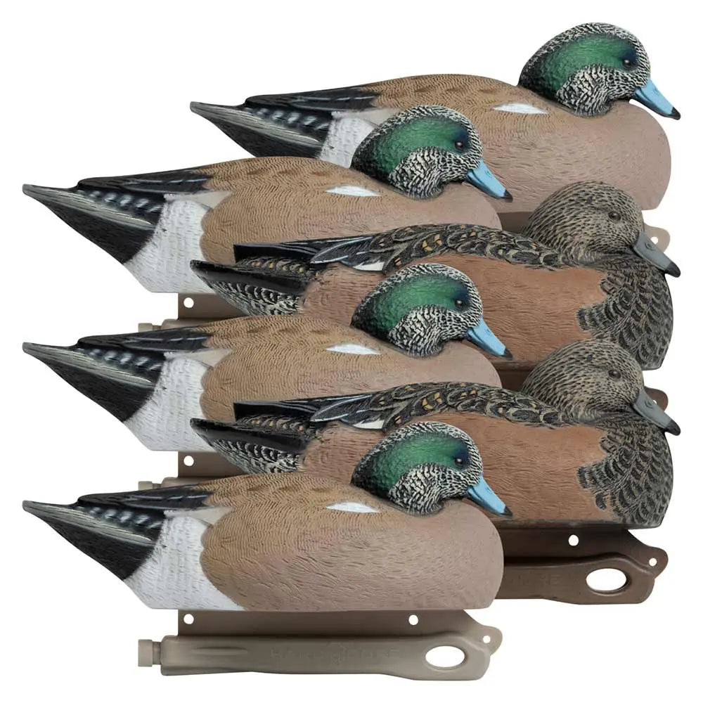Decoys Wigeon de la Serie Rugged - Paquete de 6